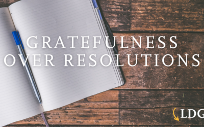 Gratefulness over resolutions